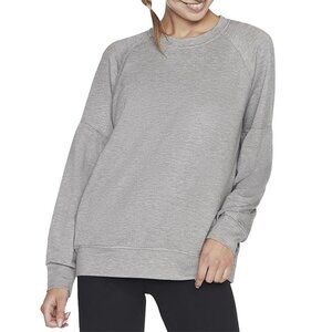 NWT Skechers Women's Restful Crew Neck Long Sleeve Tee Gray Size S $50 GG464